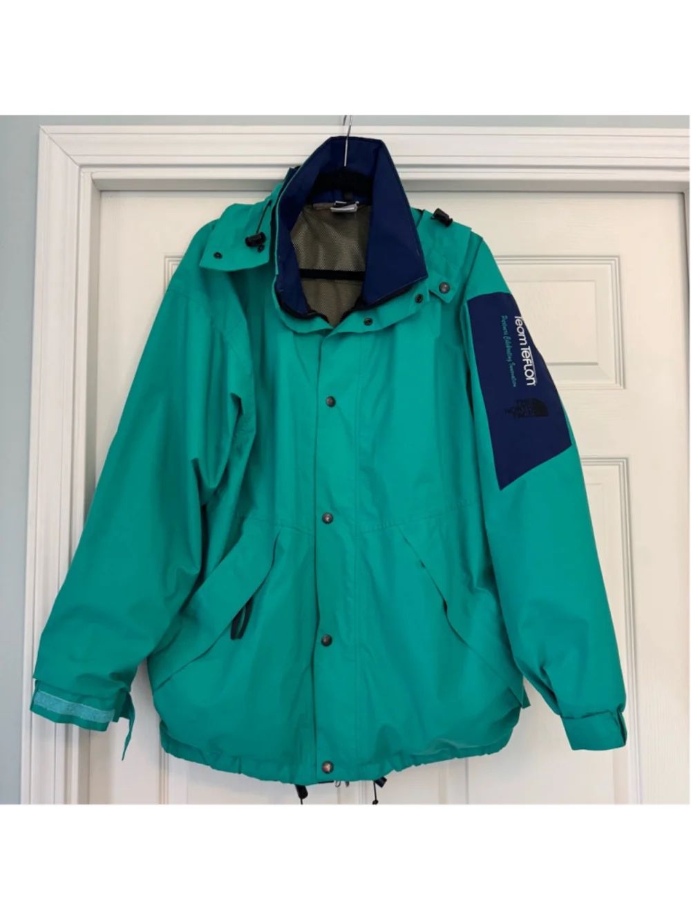 Vintage Men's The North Face Teal Blue Gore-Tex Jacket Size M Made in USA
